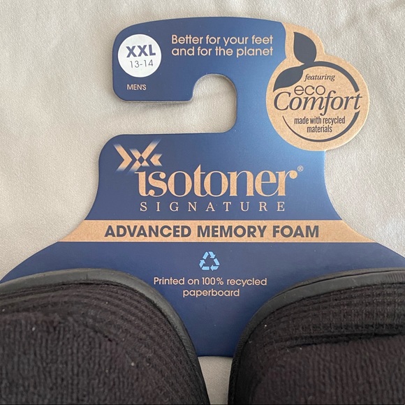 Mens Isotoner slippers - Picture 2 of 3